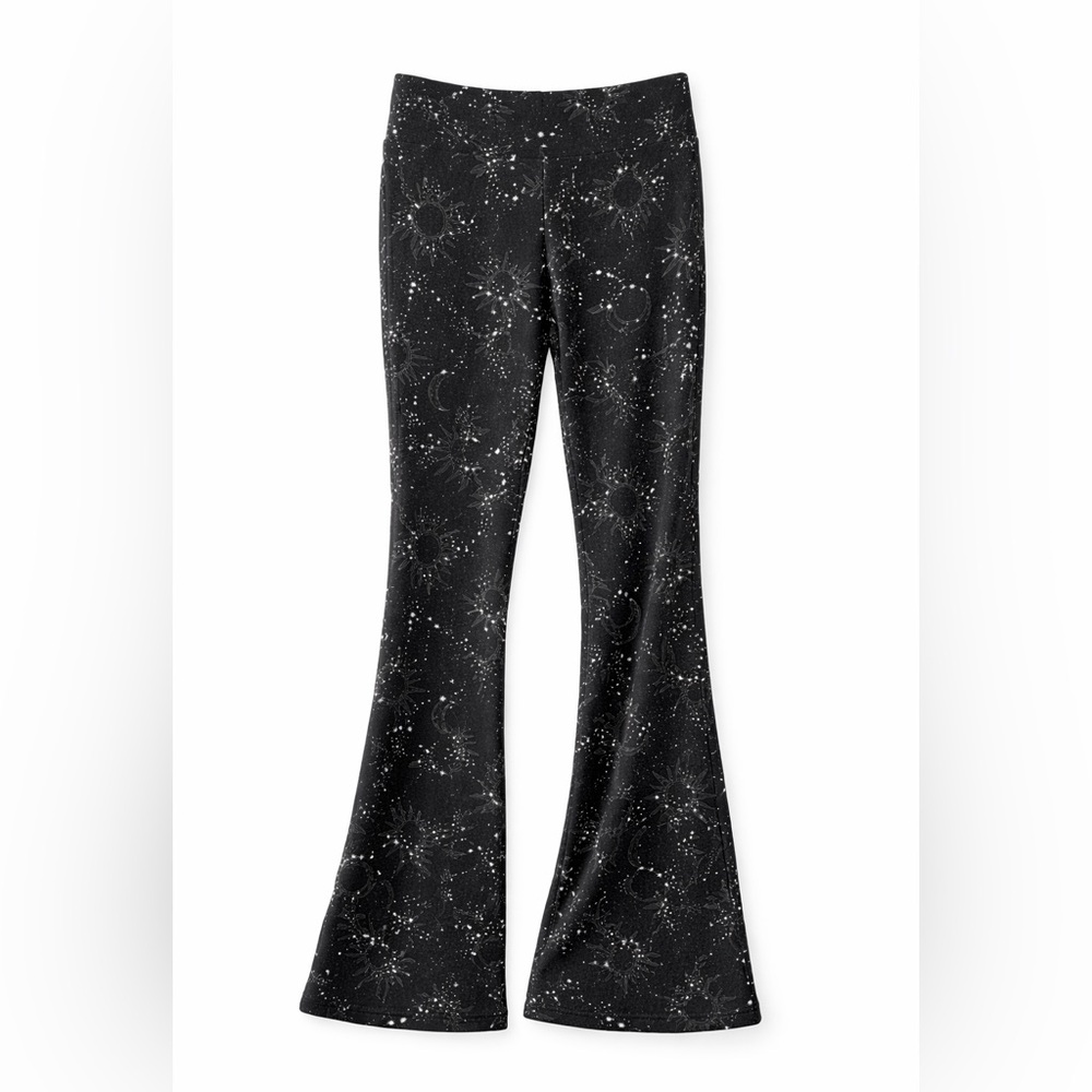No Boundaries Black Celestial Flare Leggings Size Small 4-6